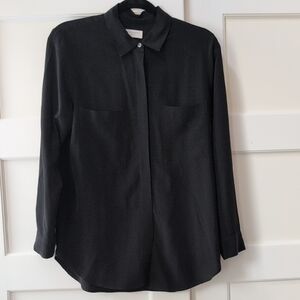 Everlane silk button down blouse